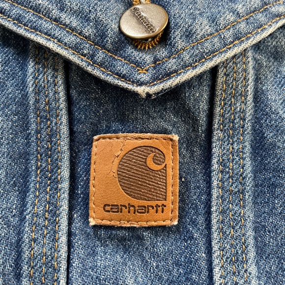 Carhartt Denim Jean Jacket Unlined (J12) - Picture 5 of 10